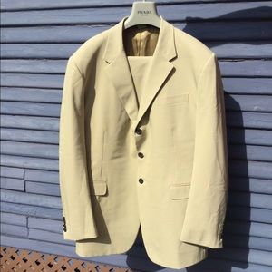 PRADA tan suit size 54